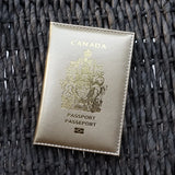 Canadian Passport Cover Protector Pu Leather