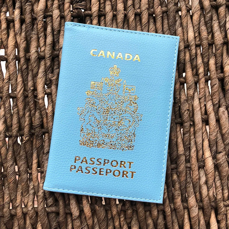 Canadian Passport Cover Protector Pu Leather