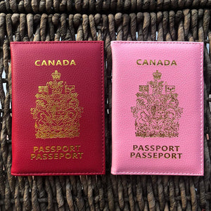 Canadian Passport Cover Protector Pu Leather