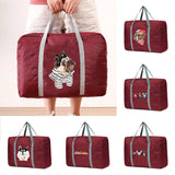 Dog Print Duffel Bag Gym Organizer Men Women Handbags