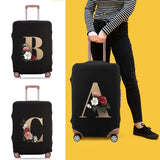 Travel Luggage Cover Thicker Bag 26 Letter Series Protective Case for 18-32 Inch
