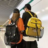 Waterproof College Backpack Girl Boy Schoolbag Teenager Student Basketball Bag