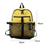 Waterproof College Backpack Girl Boy Schoolbag Teenager Student Basketball Bag
