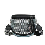 Diamond Crossbody Messenger Bag for Women Small Chest Waist Purse