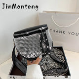 Diamond Crossbody Messenger Bag for Women Small Chest Waist Purse