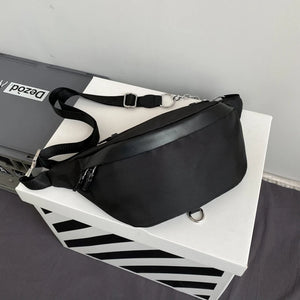 Nylon Waist Bag Crossbody Chest Pack Unisex Shoulder Small Hip Bag