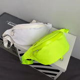 Nylon Waist Bag Crossbody Chest Pack Unisex Shoulder Small Hip Bag