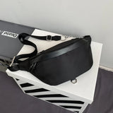 Nylon Waist Bag Crossbody Chest Pack Unisex Shoulder Small Hip Bag