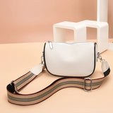 Vintage Leather Crossbody Handbag for Women