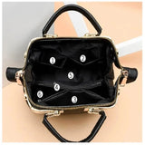 Women's Crossbody Bag Soft Flap Lady Evening Bag 25x13x16cm