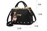Women's Crossbody Bag Soft Flap Lady Evening Bag 25x13x16cm
