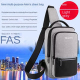 Large-Capacity Waterproof Men's Shoulder Bag Sports Backpack