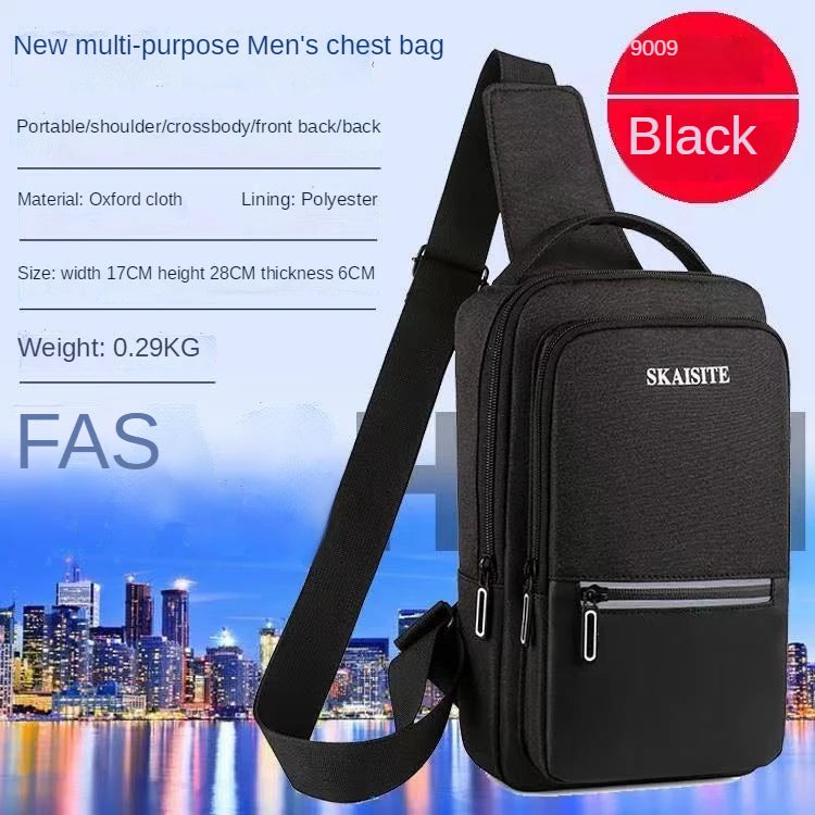 Large-Capacity Waterproof Men's Shoulder Bag Sports Backpack