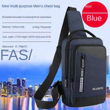 Large-Capacity Waterproof Men's Shoulder Bag Sports Backpack