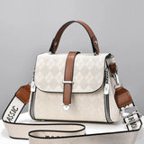 Women's Small Leather Crossbody Messenger Bag
