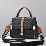 Women's Small Leather Crossbody Messenger Bag