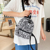 Animal Printing Small Feminina Backpack School Bags Mini Women's Backpacks