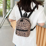 Animal Printing Small Feminina Backpack School Bags Mini Women's Backpacks
