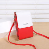 PU Leather Multifunction Mobile Phone Female Bags Ladies Single Crossbody Purse