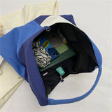 Patchwork Cloth Shoulder Bag for Women Large Capacity Shopper Handbag