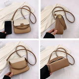 Patchwork PU Leather Shoulder Bags for Women Small Handbags and Purse