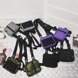 Punk Chest Bag Hip-Hop Tactical Streetwear Waist Pack