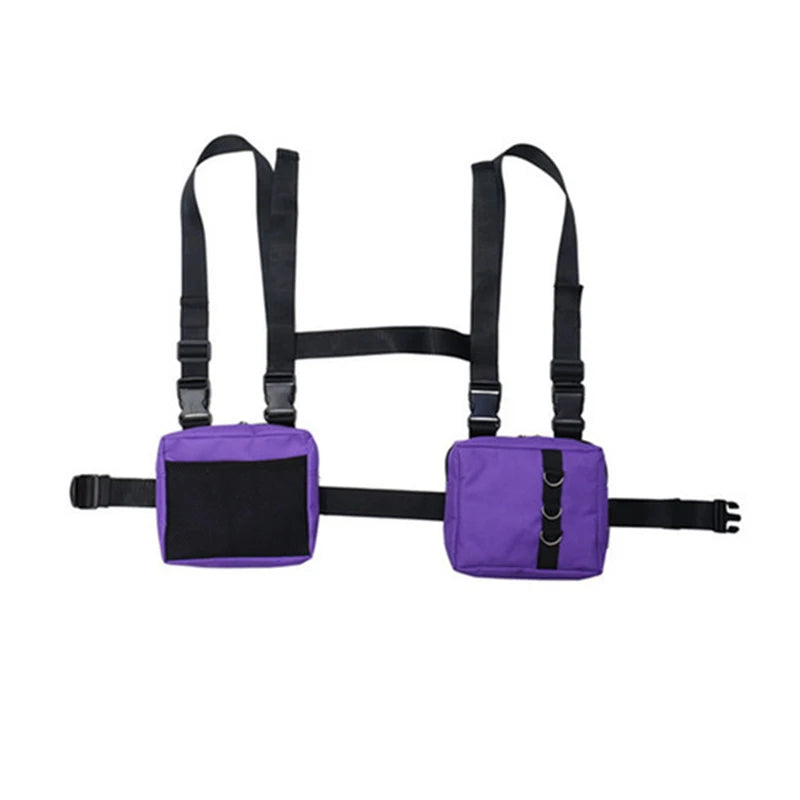 Punk Chest Bag Hip-Hop Tactical Streetwear Waist Pack