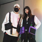 Punk Chest Bag Hip-Hop Tactical Streetwear Waist Pack