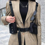 Punk Chest Bag Hip-Hop Tactical Streetwear Waist Pack