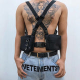 Punk Chest Bag Hip-Hop Tactical Streetwear Waist Pack