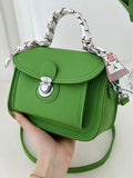 Top Handle Crossbody Bag for Women, PU Leather Shoulder Bag