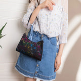 Shoulder Bag for Women Soft PU Leather Underarm Bags Shining Handbag