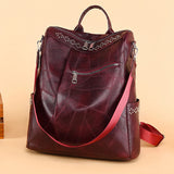 Women Backpack Purses Big Capacity School Book Bag Travel Rucksack