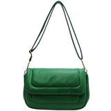 Soft Pu Leather Crossbody Bag for Women Solid Handbags