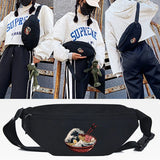 Swimming Pool Print Waist Bag Teenager Outdoor Travel Crossbody Bag Women
