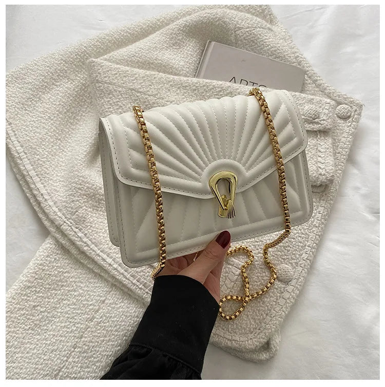 Women Small Messenger Bag with Chain Strap Handbag Ladies Crossbody Bags