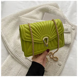 Women Small Messenger Bag with Chain Strap Handbag Ladies Crossbody Bags