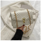 Women Small Messenger Bag with Chain Strap Handbag Ladies Crossbody Bags
