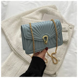 Women Small Messenger Bag with Chain Strap Handbag Ladies Crossbody Bags