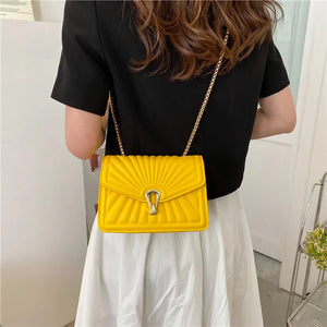 Women Small Messenger Bag with Chain Strap Handbag Ladies Crossbody Bags