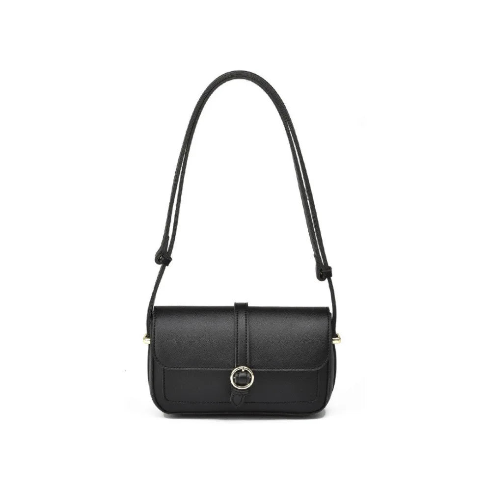 Women's Small Square Shoulder Bag Vintage Underarm Handbag