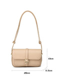 Women's Small Square Shoulder Bag Vintage Underarm Handbag