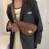 Women's Large Fanny Pack Waist Bag 2-in-1 Shoulder Messenger Hip Purse