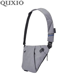 Men's Canvas Chest Bag Sling Pocket Anti-Theft CZ08
