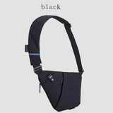 Men's Canvas Chest Bag Sling Pocket Anti-Theft CZ08
