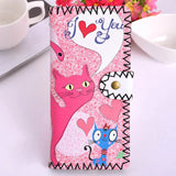 Ethnic Soft Leather Wallet Long Money Bag Purse Men Women Unisex