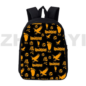 16" Haikyuu Backpack Travel Nekoma Karasuno Bag
