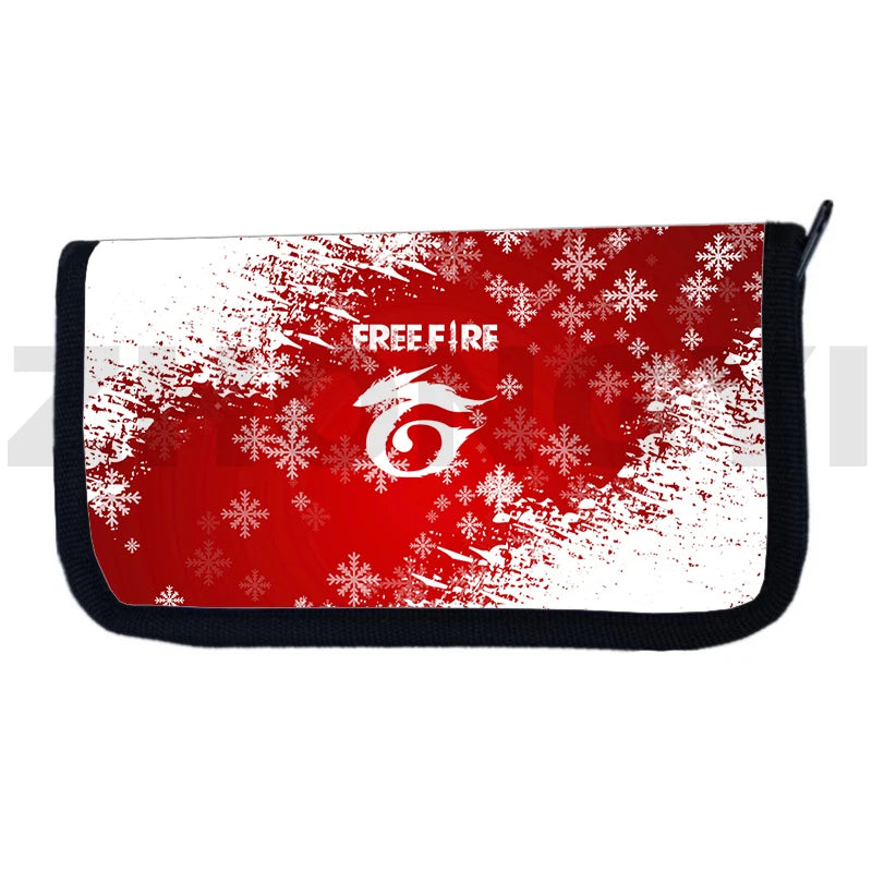 3D Cartoon Printing Fire Garena Wallets Clutch Purse Casaul Wallet Women Men