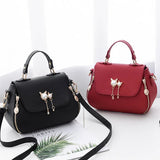 Texture Women's Shoulder Bag All-match Handbag for Autumn