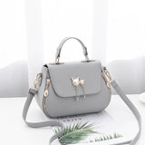 Texture Women's Shoulder Bag All-match Handbag for Autumn